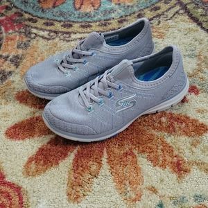 Skechers slip on walking shoes